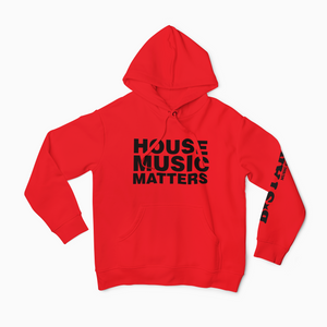 RED HOUSE MUSIC MATTERS UNISEX HOODIE